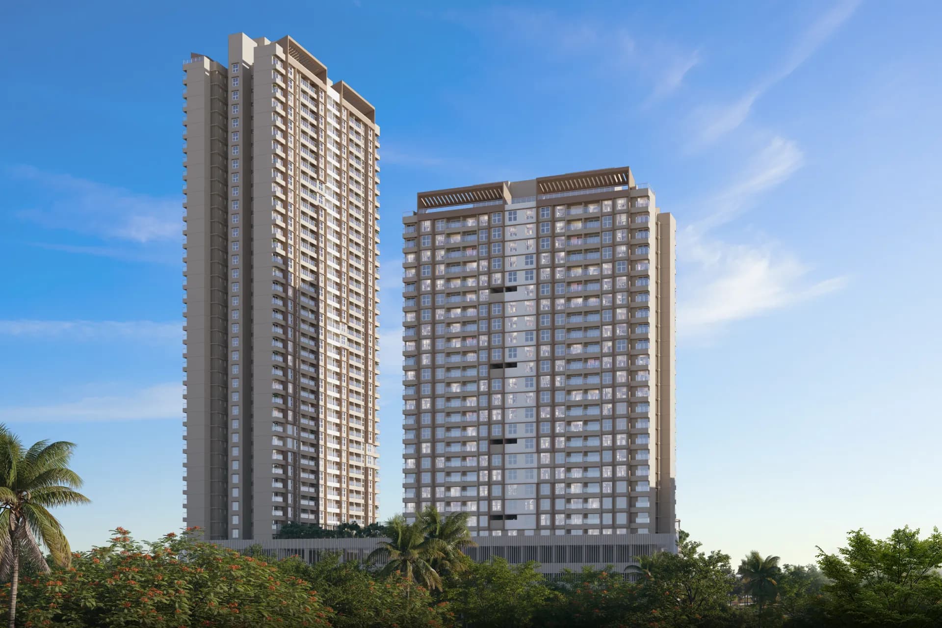 Echoes R31 Elevation - Premium 2 & 2.5 BHK Apartments